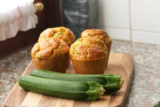 Bezlepkové cuketové muffiny s kukuričnou múkou