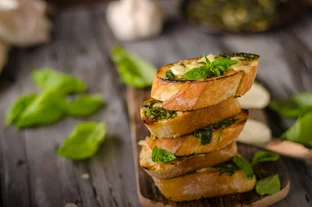 Cesnaková bageta s vegetou bez glutamanu