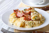 Gnocchi s hubovou omáčkou a parmezánom