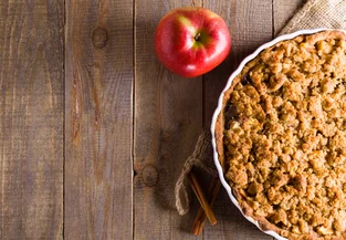 Jablkový koláč bezlepkový