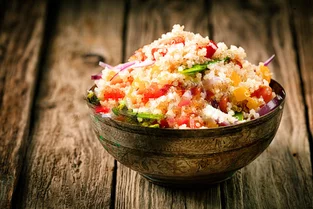 Kuskus s cuketou a bazalkou