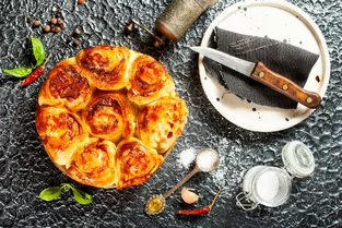 Pizzové slimáky z tortily Pizzové slimáky z tortily