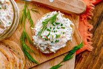 Tvarohová nátierka - Falošná treska so Solčankou