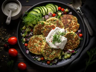 Výborné cuketové placky