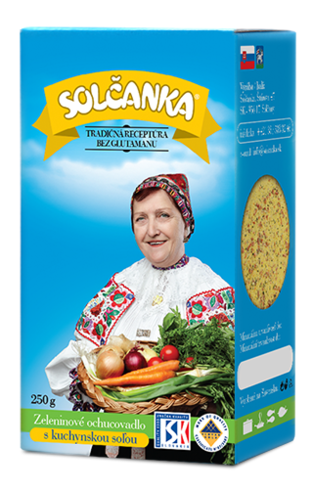 zeleninové ochucovadlo s kuchynskou soľou
